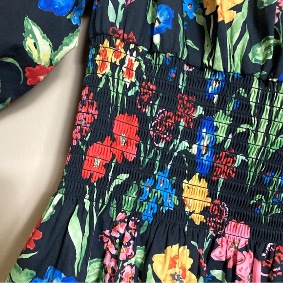 Cara Cara Mimi Dress Floral Garden Black - Picture 10 of 16